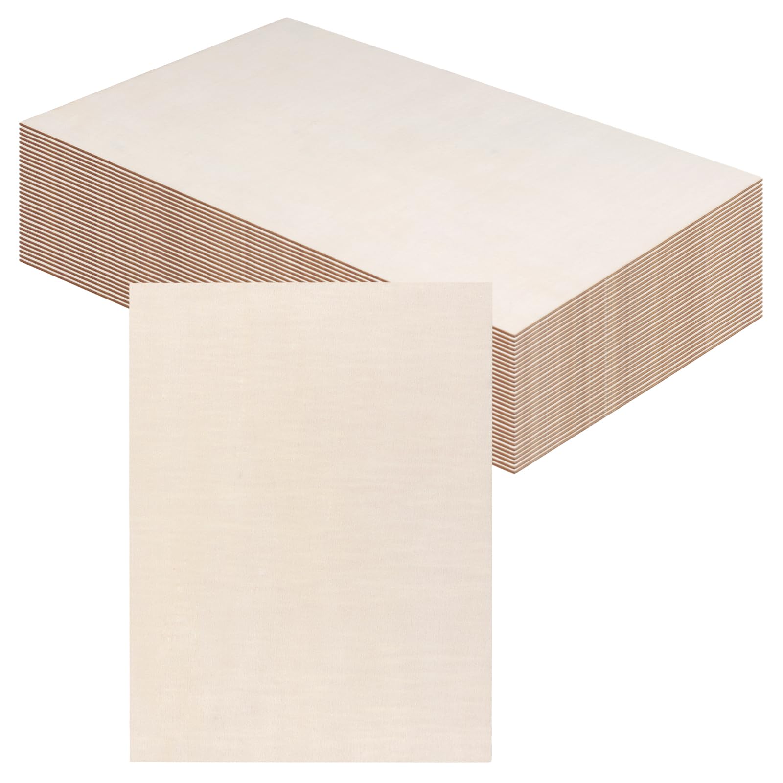 24 sztuki płyt drewnianych, 30 x 20 cm, 2 mm, prostokątne, drewno lipowe, płyty sklejkowe, do majsterkowania, rzemiosła, modelarstwa, obrazów