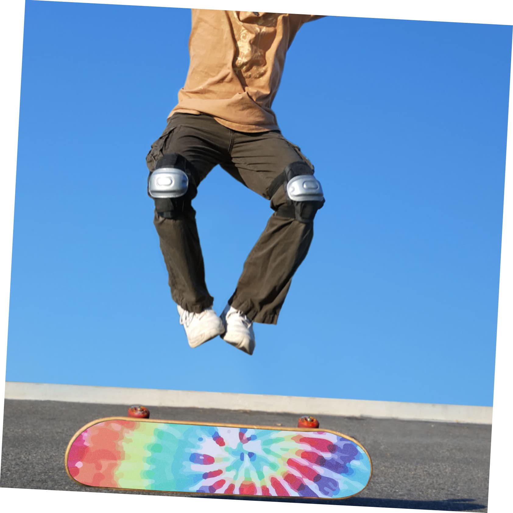 TOYANDONA 3 Piezas Antideslizante para Skateboard de Lija Adhesiva Reemplazable Accesorio Decorativo para Monopatín Alta Durabilidad y Práctica