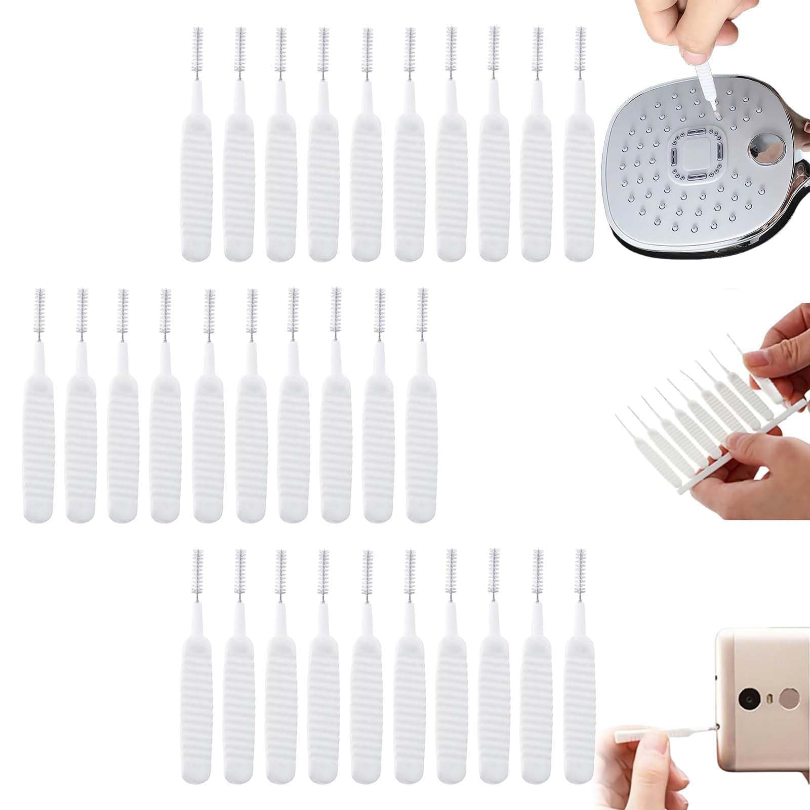 Upgrade Shower Head Cleaning Brush Gap Hole Anti-Clogging Cleaning Brush Shower Head Cleaner Picks Brush Tiny Cleaning Brush