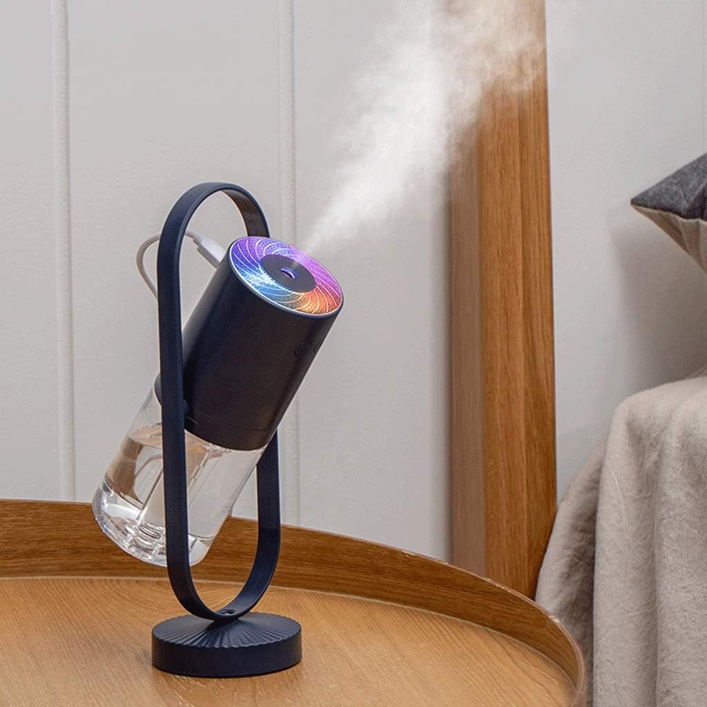 Humidifier [Full Angle] Humidifier USB Mini Air Moisturizing Spray Home Desktop Silent Bedroom Office Pregnant Women Small Car [Negative Ion Purifying Humidifier] Wired Humidification Air Humidifier