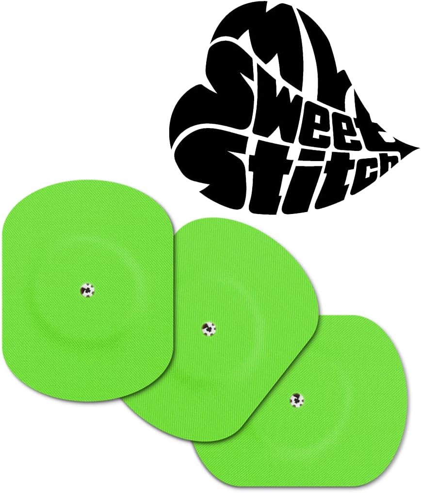MySweetStitch, 10 x Freestyle Libre 1 & 2 Patches Oval with Ventilation Hole, Overpatch diameter 70 x 55mm, Waterproof