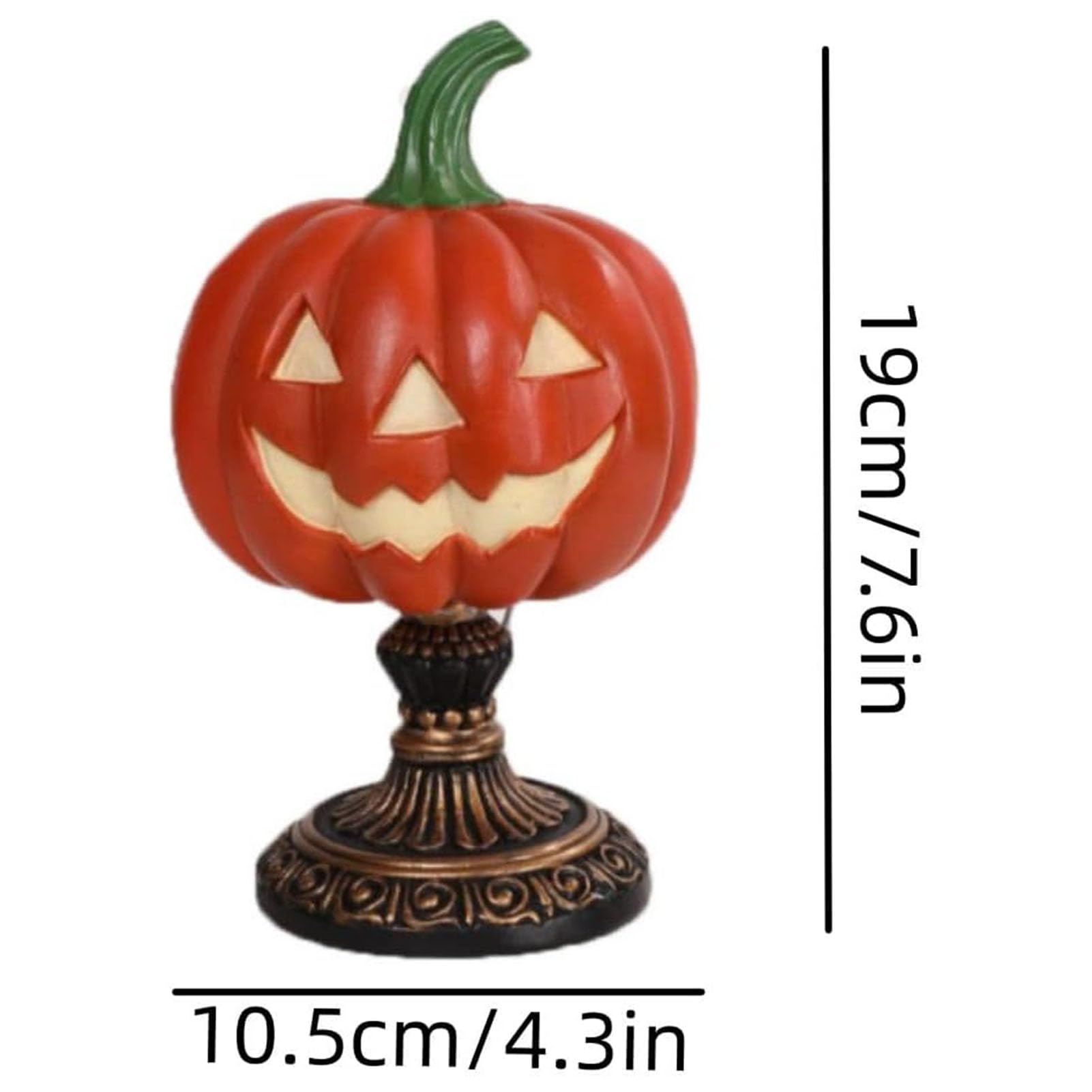 Lampa stołowa z motywem dyni na Halloween, zasilana przez USB lampka nocna LED