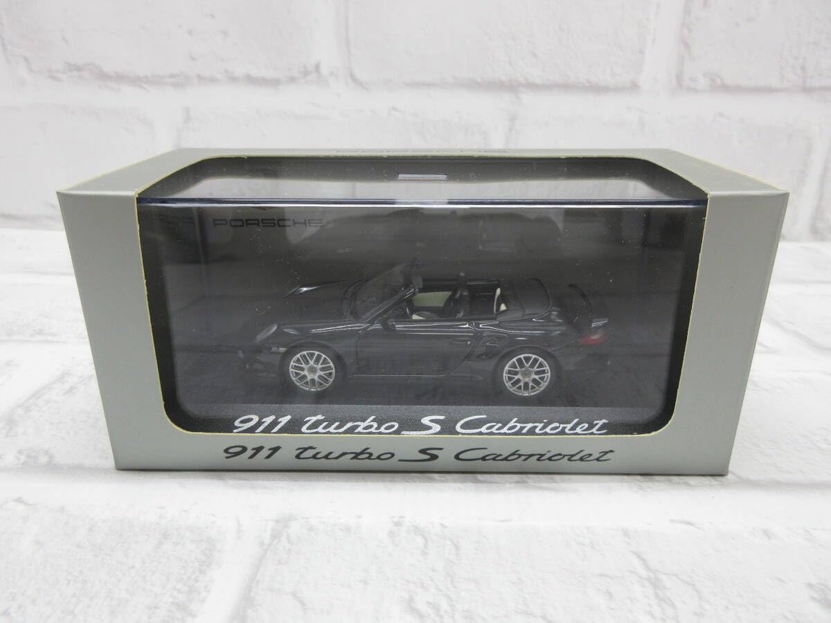 Amazon | ミニカー 1/43 ポルシェ 911 ターボS カブリオレ ブラック