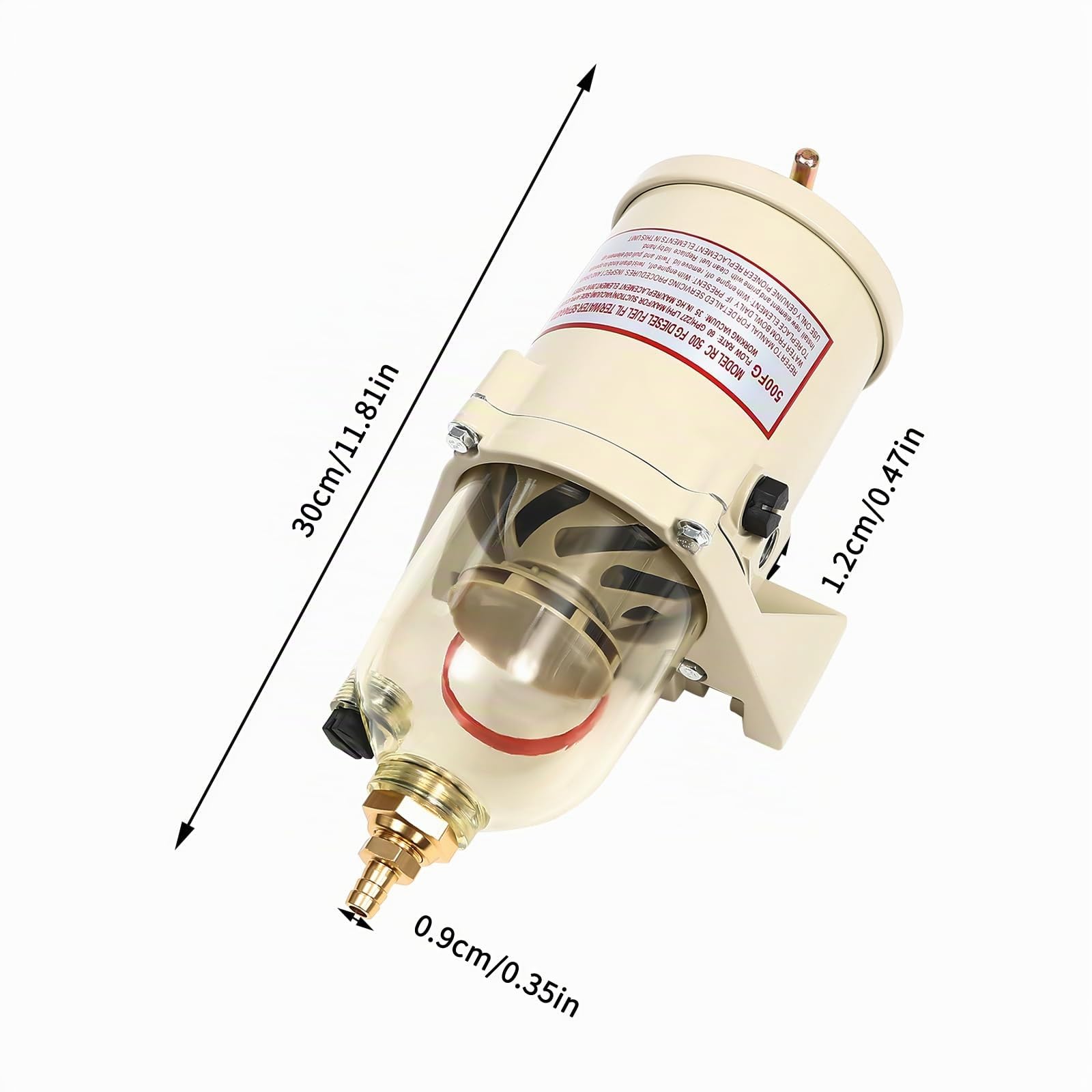 Filtro de combustible diésel, separador de agua, 500 FG, 500 FH, diésel, camión, gasolina, racor, filtro de aceite para motores diesel, lancha rápida, tractores, generadores eléctricos