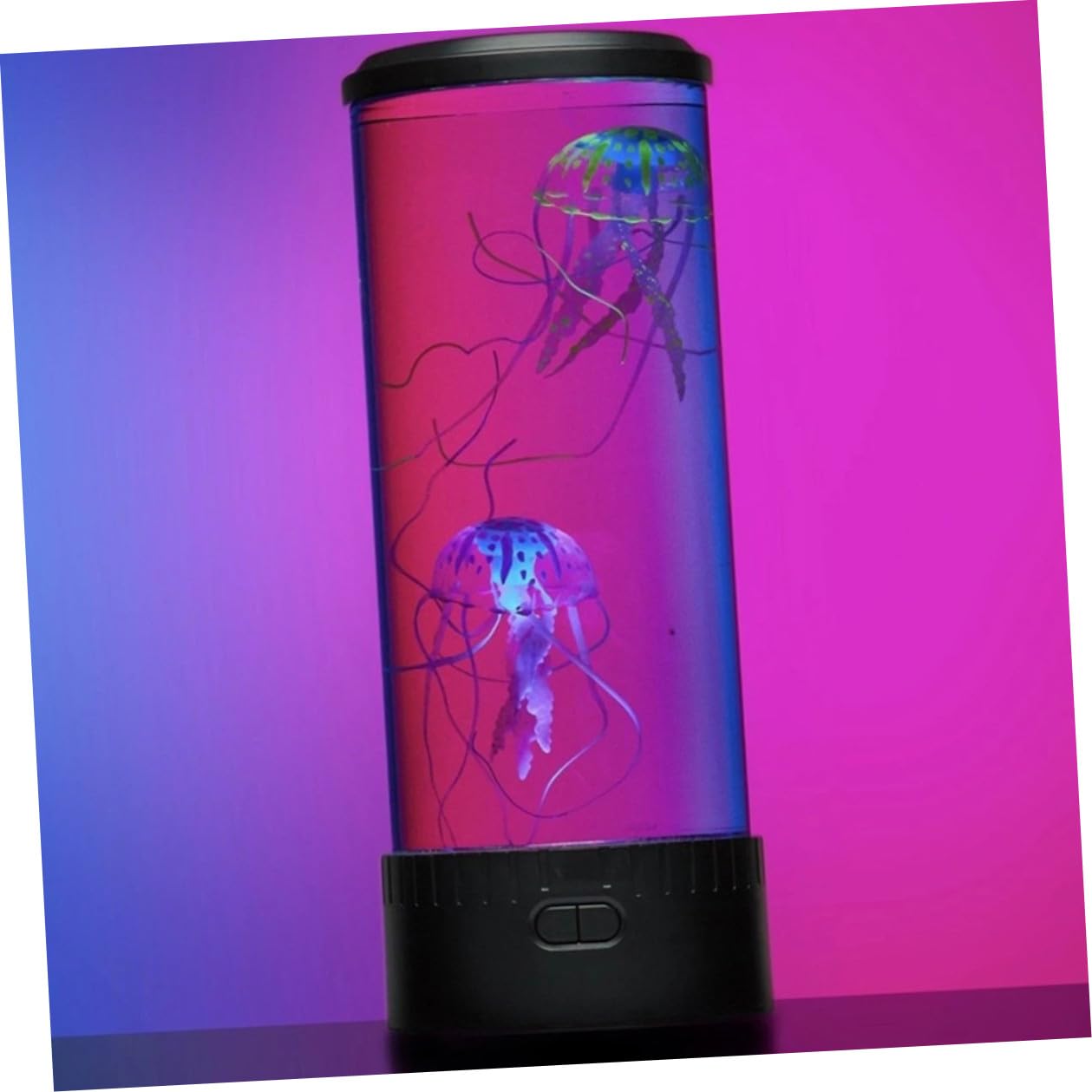 Anneome Lámpara LED de Medusas Negra para Estudio y Decoración Nocturna