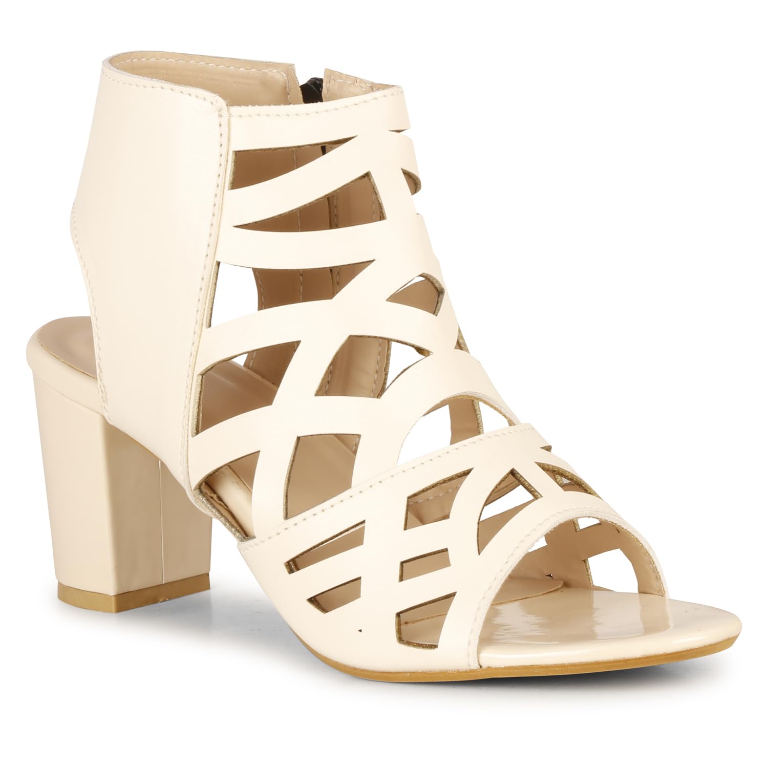 commander shoes Stylish High Heel Pumps Sandals for Girls and Women (540 Cream 7UK) (B0C8YSRZ2X) Amazon Price History, Amazon Price Tracker