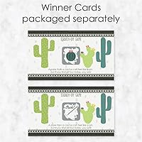 Vista 3 de Big Dot of Happiness Prickly Cactus Party - Juego de tarjetas para raspar para fiesta - 22