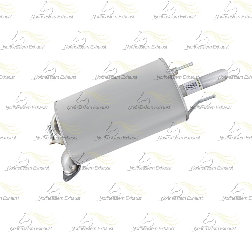 Exhaust Resonator Pipe Muffler kit Compatible with Toyota Solara 2004-2006 2.4L | Stainless Steel | Northeastern Exhaust | Includes Gaskets, Clamp, Hangers, Bolt Kit | Direct-Fit Replacement