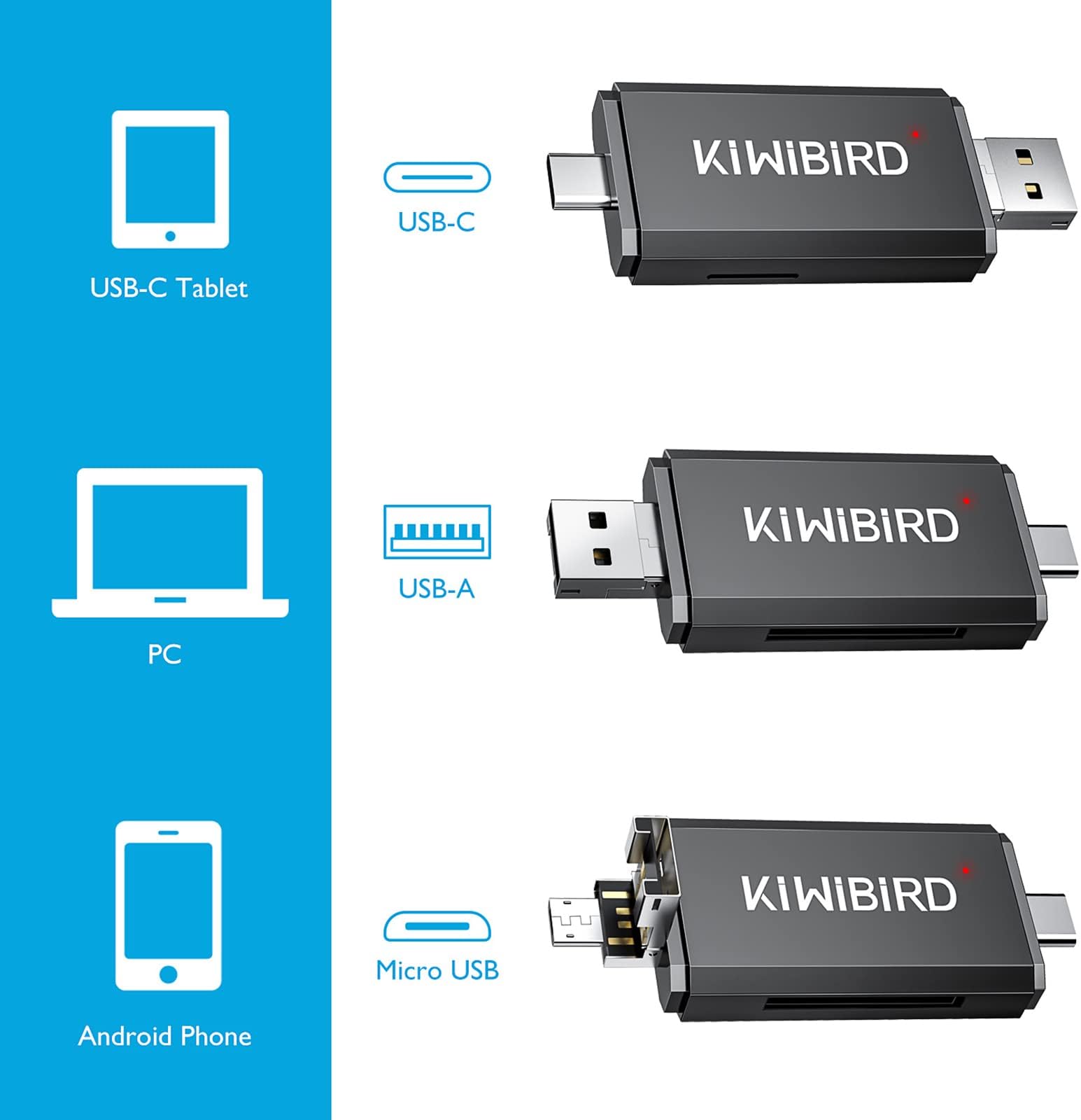 2 in 1 Card Reader