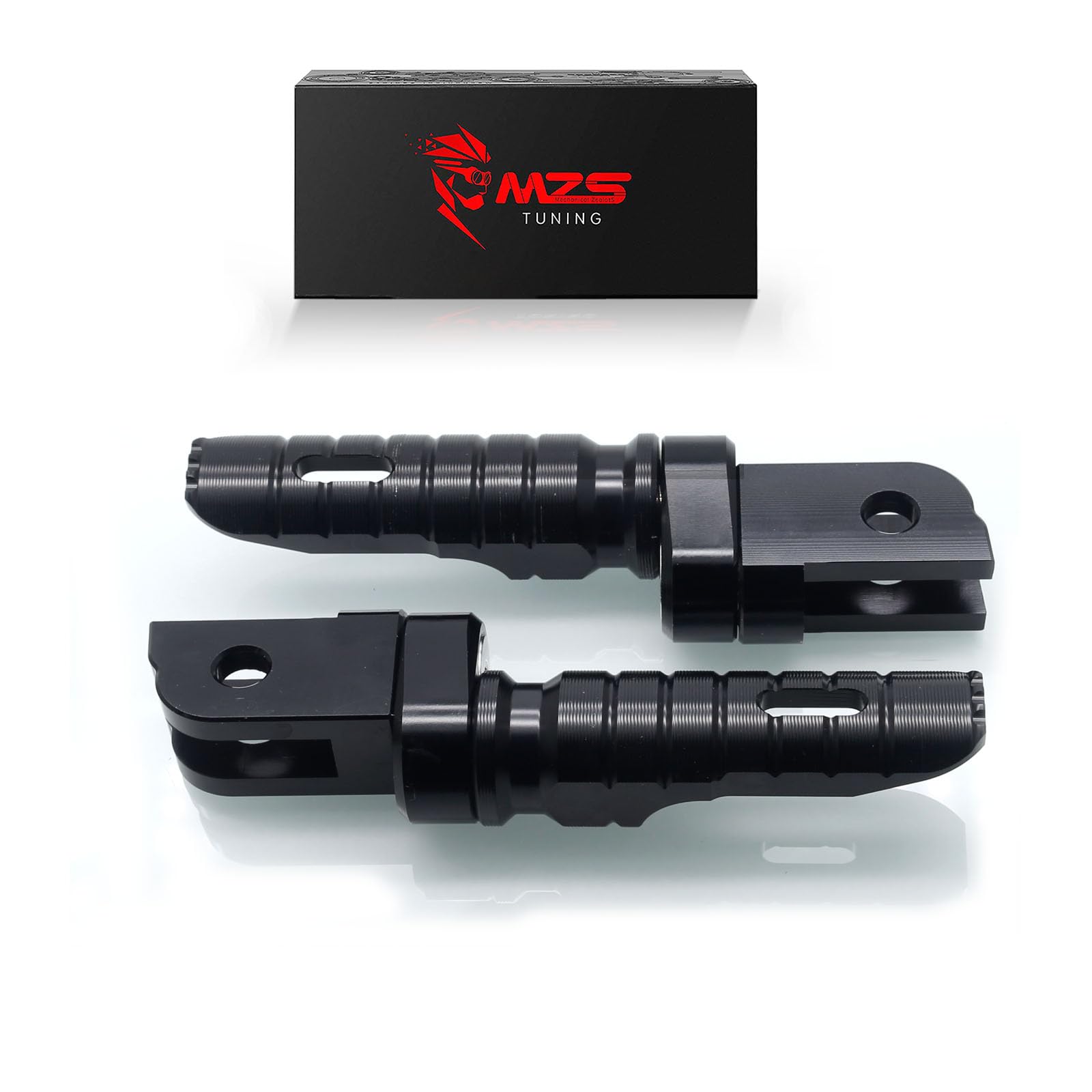 MZS Motorcycle Front Foot Pegs for F900R F900XR S1000R S1000RR Rninet