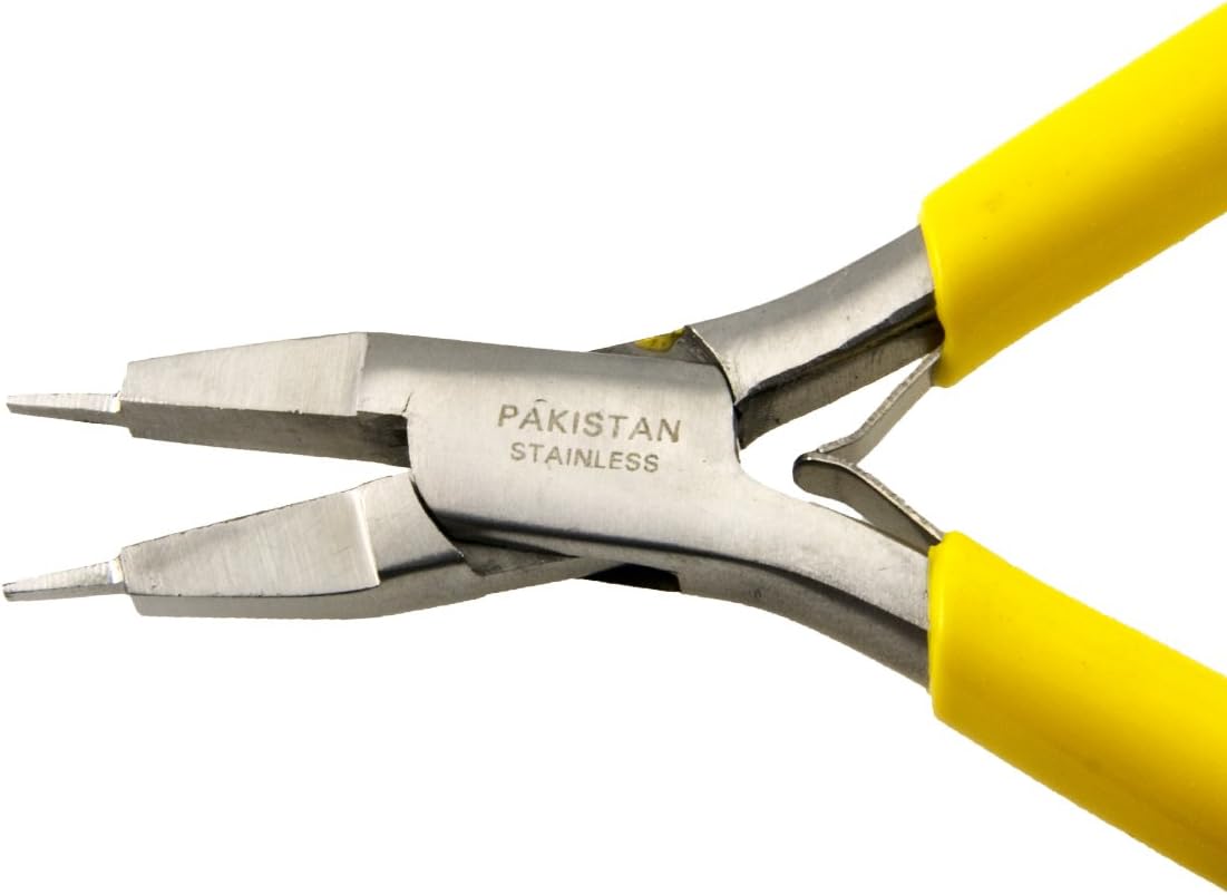 WireJewelry 4 1/2 Inch Flat Nose Prong Making Pliers 1mm