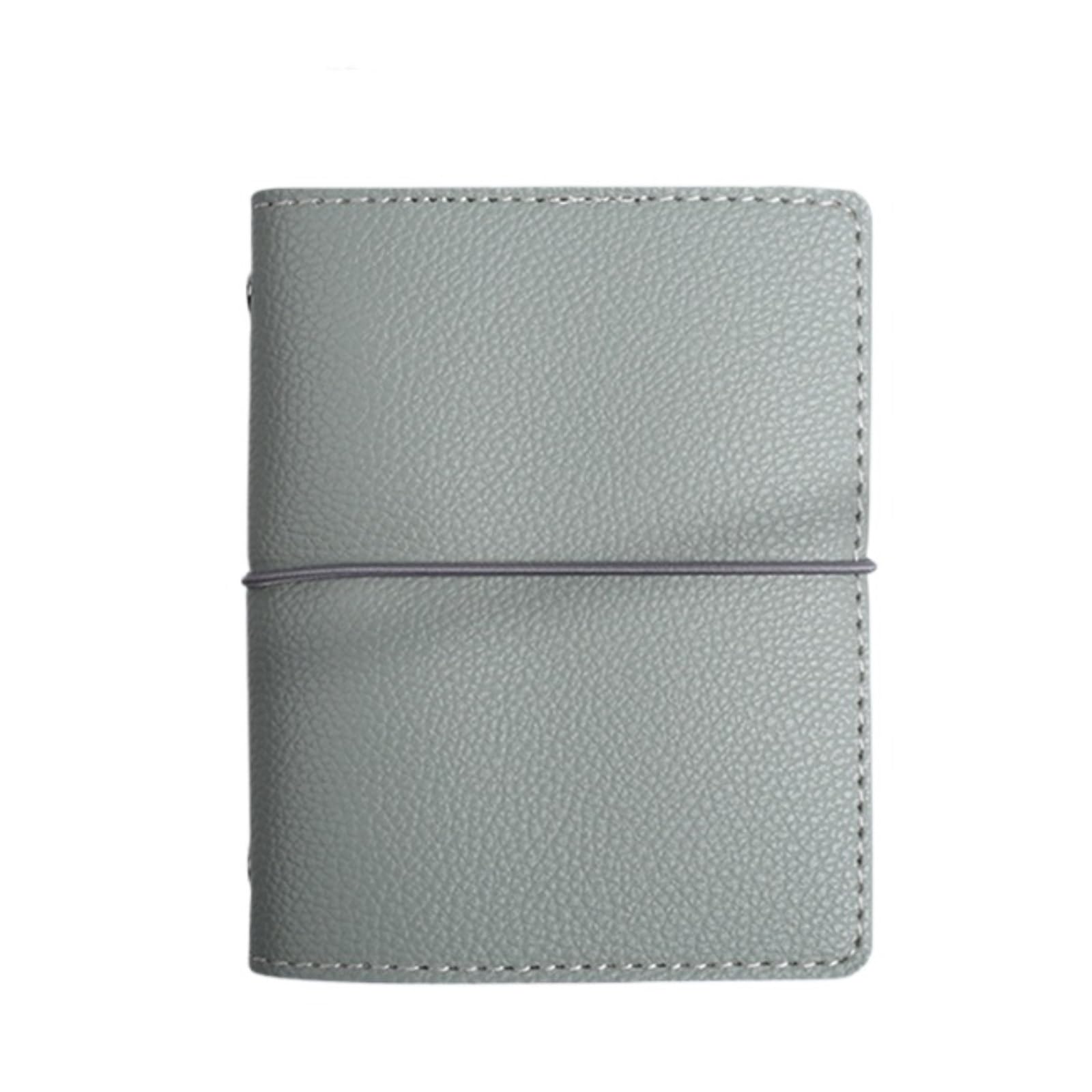 Cuaderno Libreta Viajes Cuaderno De Hojas Sueltas A5 Con Páginas Interiores En Blanco, Diario Viaje Lecturas Adultos(Grey)