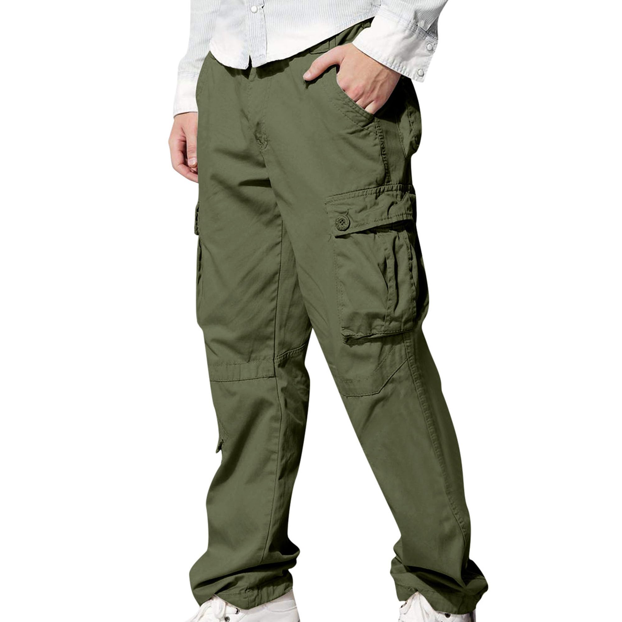 Pantalones de algodón Ripstop con acabados de alta resistencia 7