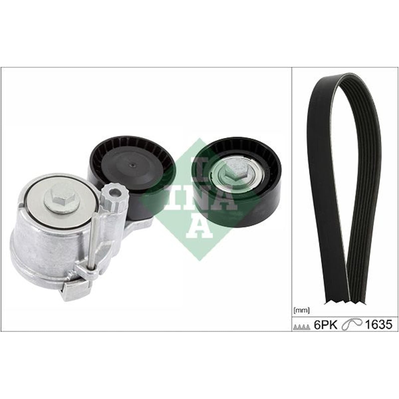 INA Kit Cinghie Poly-V 529 0311 10 1635mm Compatibilità con OPEL Mokka/Mokka X J13 ASTRA J Meriva B S10 ZAFIRA TOURER C P12 INSIGNIA | Compatibile con: OPEL ASTRA J, ASTRA J Caravan, ASTRA J GTC, ASTRA J Kasten/Kombi, ASTRA J Kasten/Schrägheck