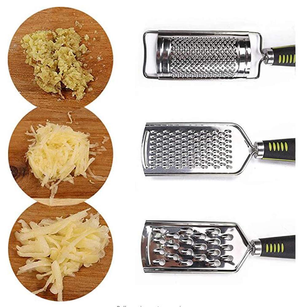 Grattugia Manuale Per Formaggio E Verdure In Acciaio Inossidabile - Tritatutto Multifunzionale Da Cucina - Foto 8