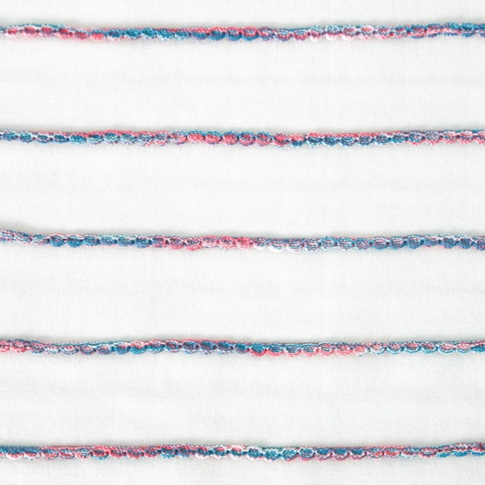 Tela de punto jacquard, tejido de mezcla de poliéster y algodón, por metros, tela de diseño, transpirable, absorbente para ropa, trajes de escenario, tela de moda, 165 cm de ancho, C, 200 cm
