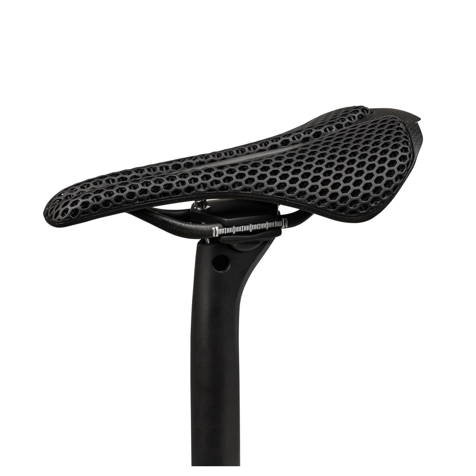 Sella Bicicletta 3D Stampata in Fibra di Carbonio - Leggera con Ammortizzazione per Bici da Corsa e MTB