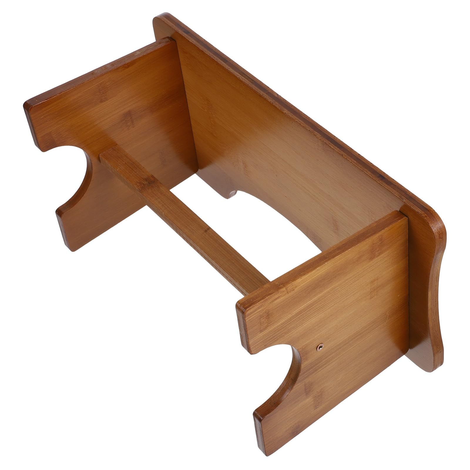 VOSAREA Taburete Ahorra Espacio Estructura Estable para de Madera para Baño Infantil y Facilita el Uso del Inodoro para Niños y Diseño Rectangular Niños