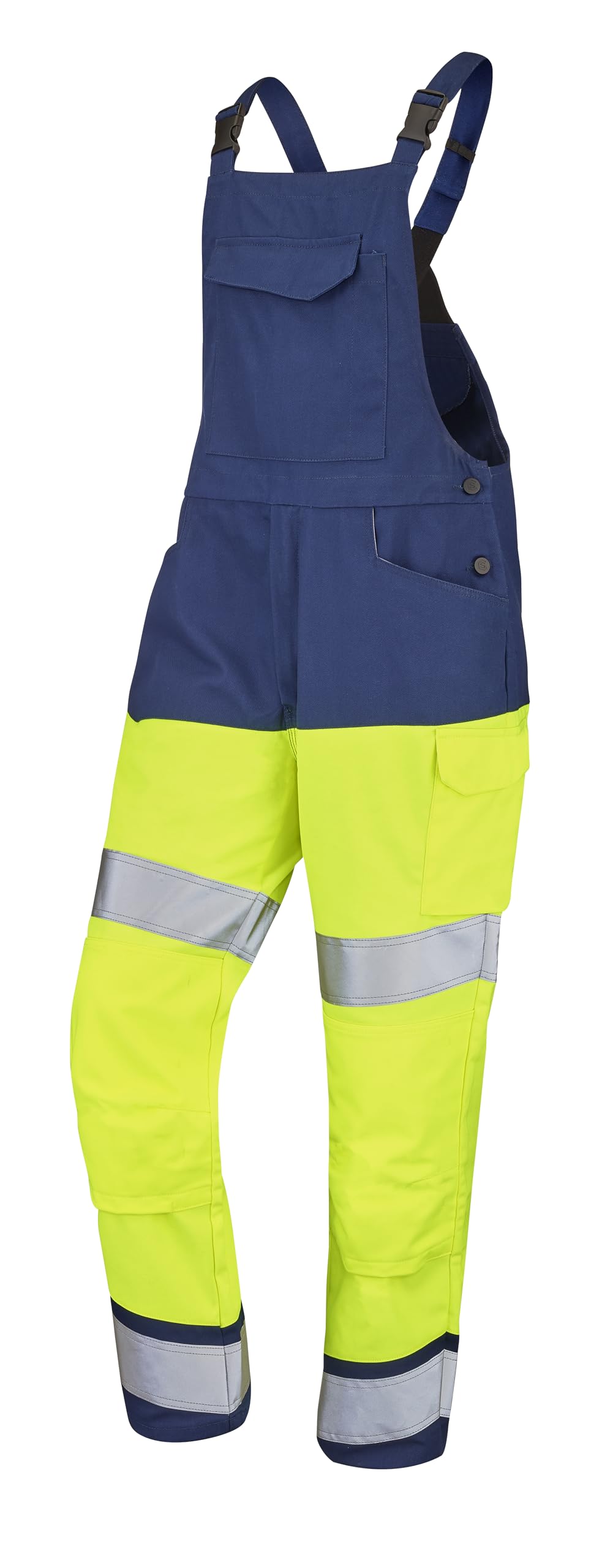 Cotte de travail Fluo Safe XP 3XL Jaune / Bleu Marine