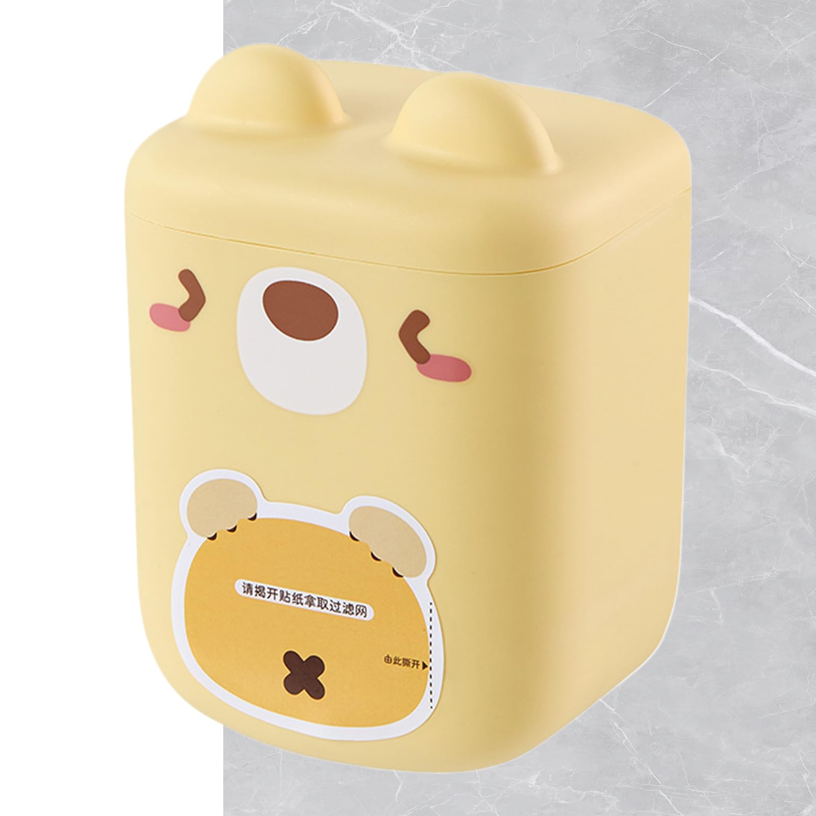 Colador de cocina con soporte autoadhesivo y 200 bolsas para filtrar residuos