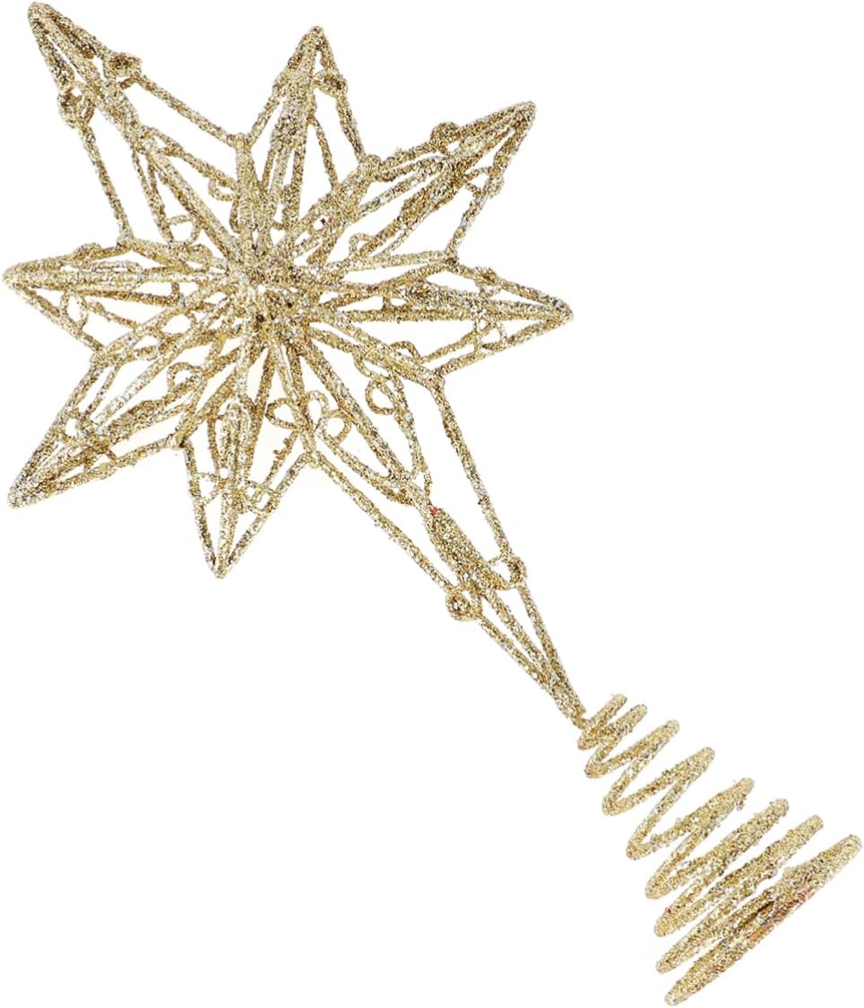 Christmas Tree Star Topper for Home Party Without Light
