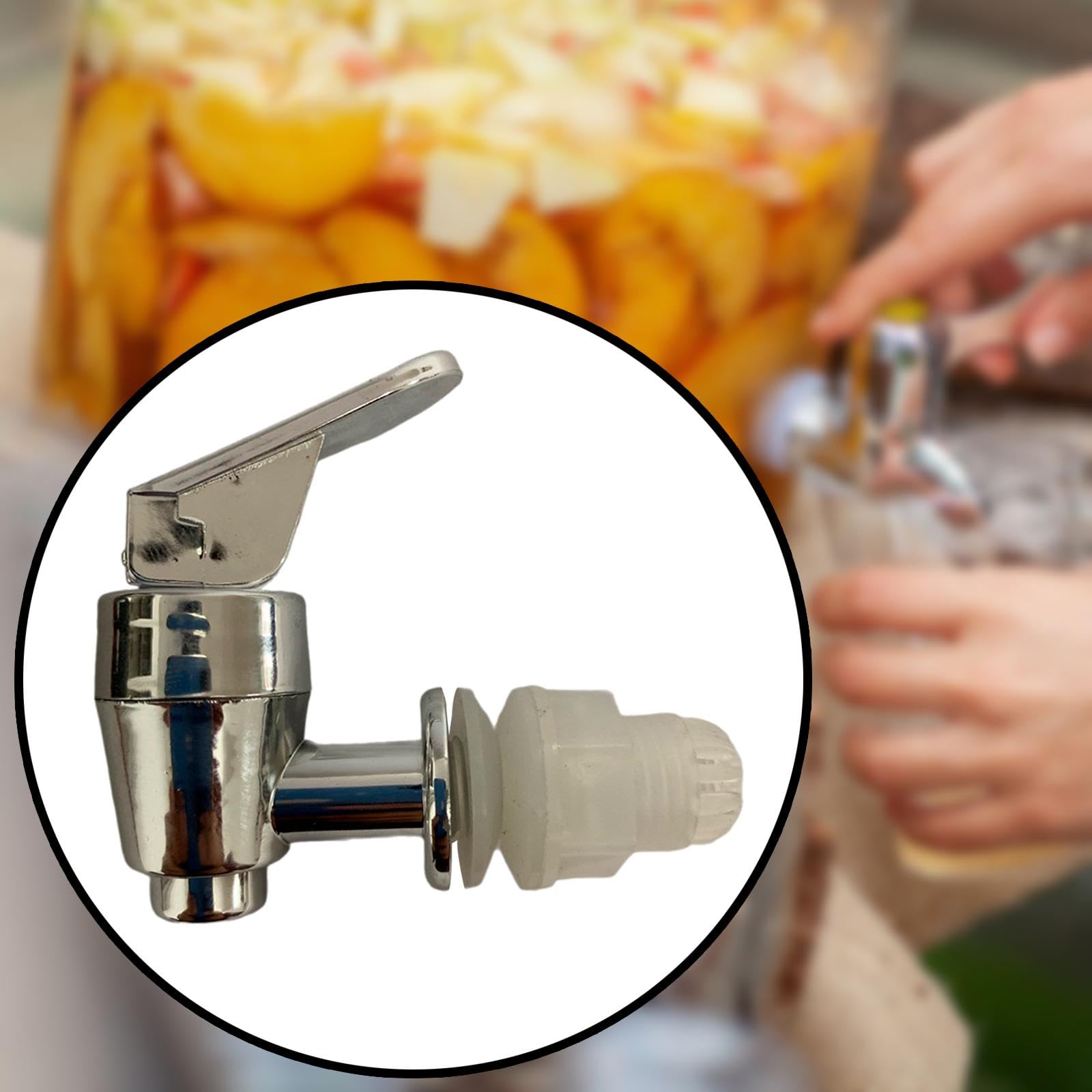 Xcivi 4 Set Spigot Accessory Replacement For Glass Drink