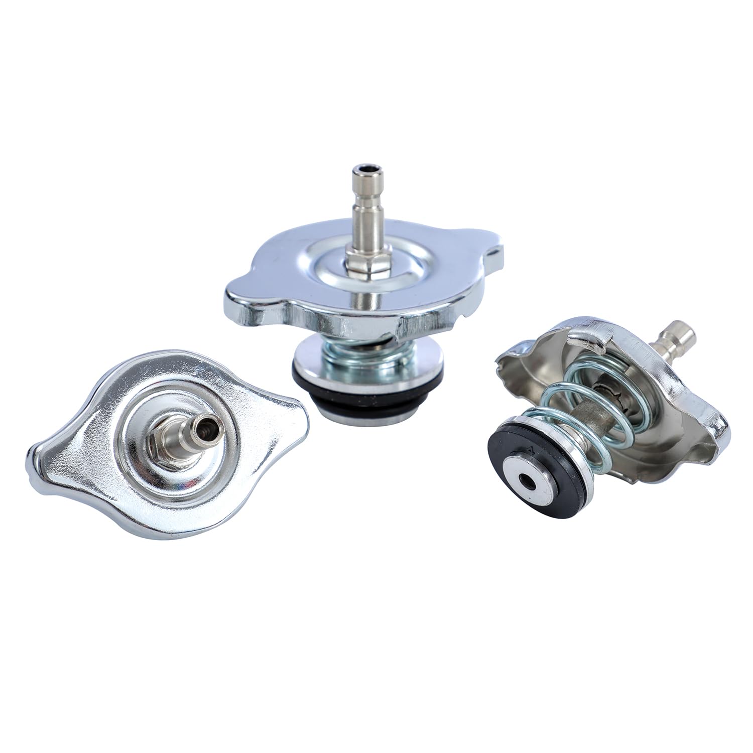 KATSU 18 Pezzi Universale Radiatore Pressione Tester Kit Test del Sistema di Raffreddamento Auto Rilevatore di Perdite Alluminio