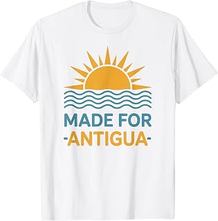 Relaxed Caribbean Antigua Beach, Sailing and Travel T-Shirt