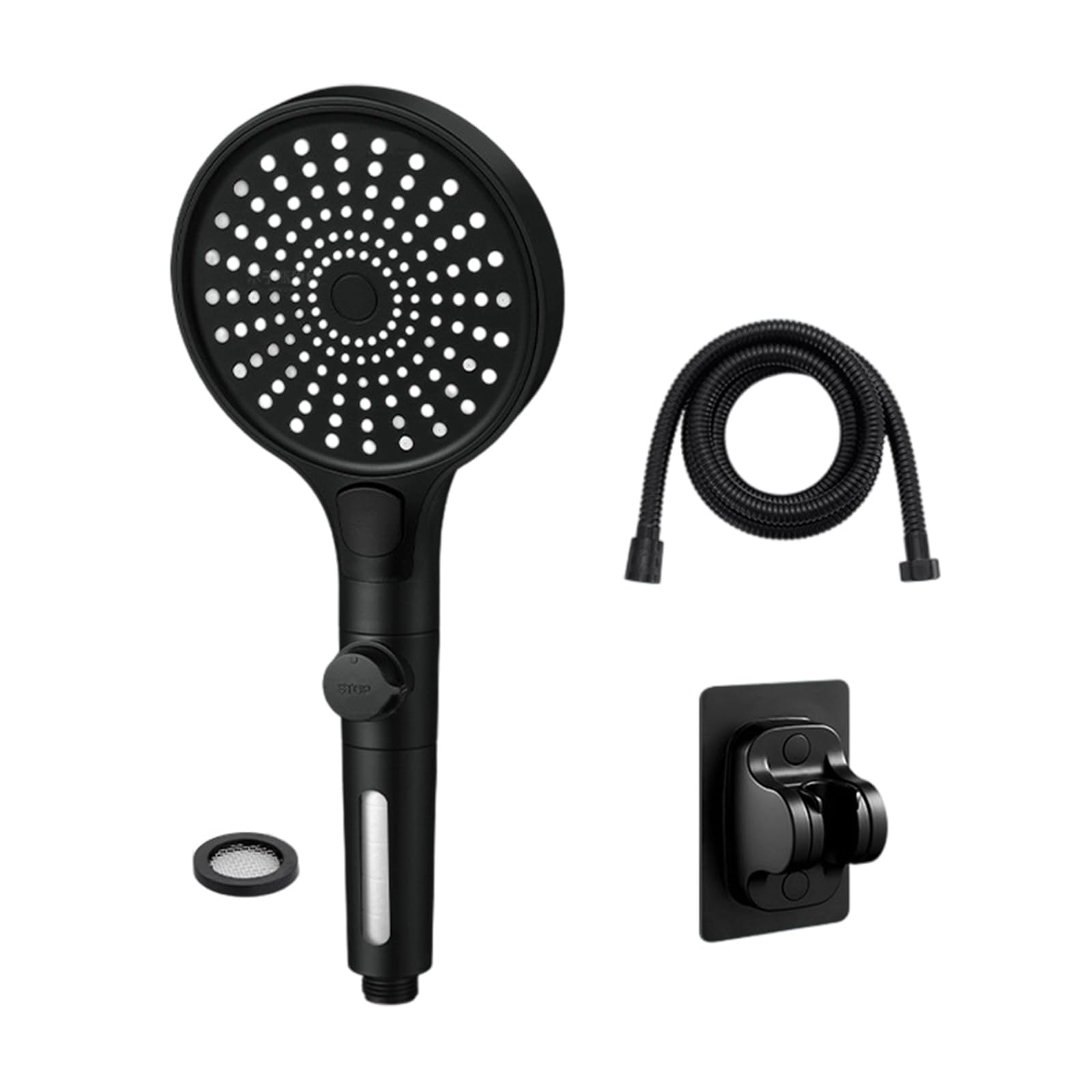 Pressures Handheld Shower Head with 3 Sprays Models Wide Panel Filtering Systems for Bathing Handheld Shower Head