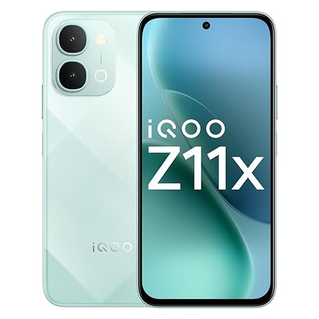 iQOO Z11x 5G (Prismatic Green, 8GB RAM, 128 GB Storage) | Dimensi...