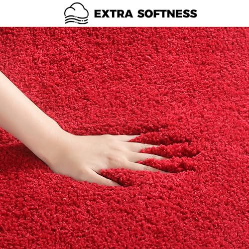 Baahrnom Mikrofaser Badezimmerteppich 40x60cm,Badematte Rutschfest Waschbar – Ansicht 5