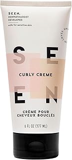 SEEN Curly Creme - Scented - Non-Comedogenic & Curl Defining Styling Hair Cream- Reduces Frizz- Heat Protectant- Safe for Sensitive Skin