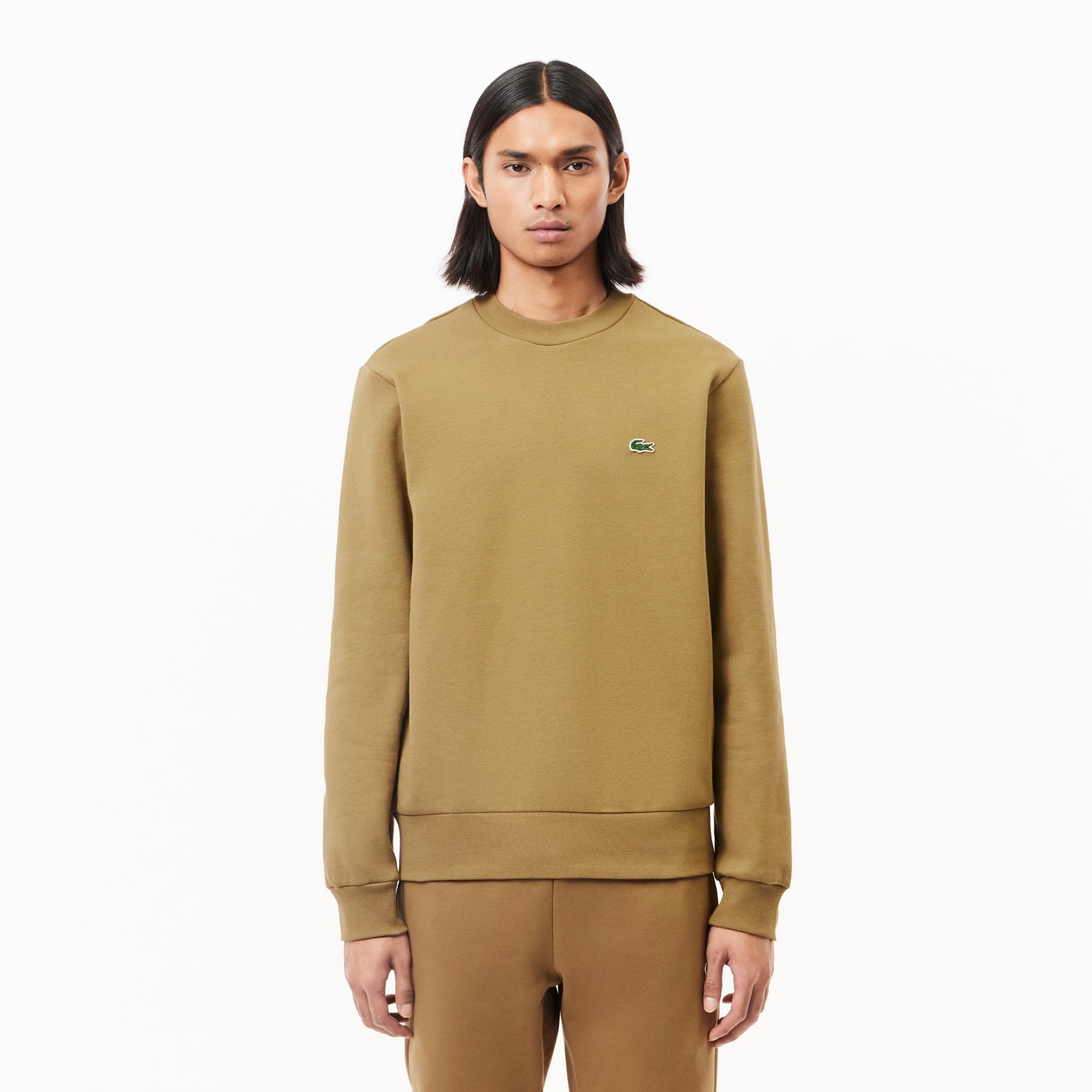 Lacoste Herren Organic Brushed Cotton Sweatshirt Sweatshirt (1er Pack)