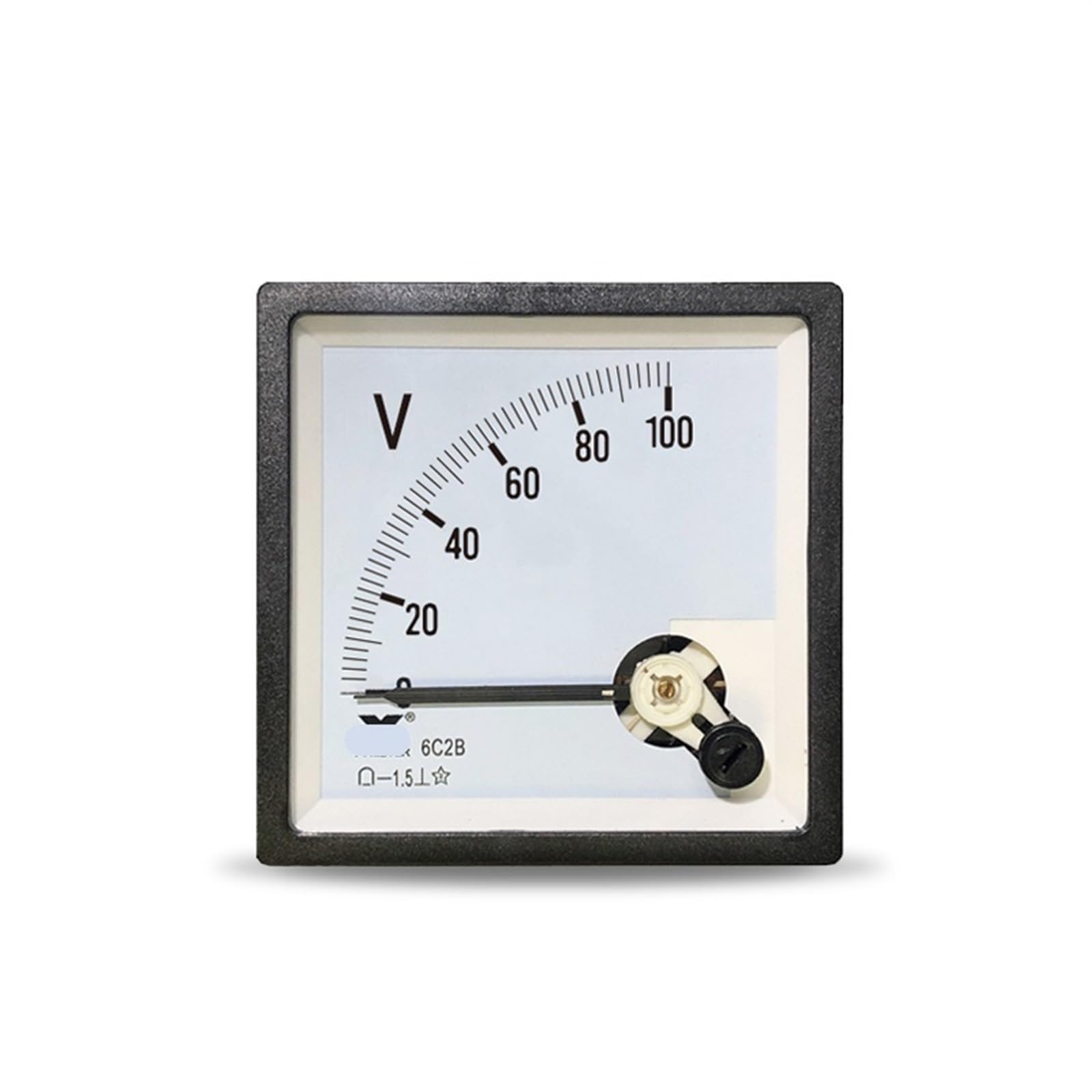 Voltmètre CC 6C2B pour la rénovation de tableaux électriques industriels DC 500V