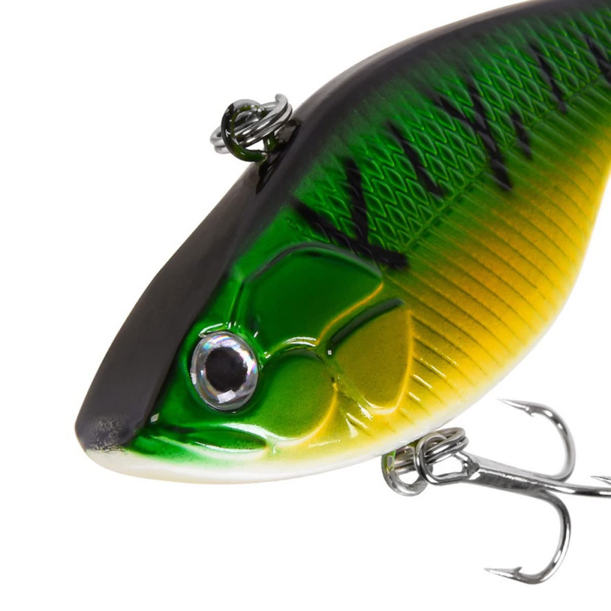 Toddmomy Appât Vibré Mini Appâts De Pêche Leurres De Pêche Artificiels Leurres De Pêche Flottants Green