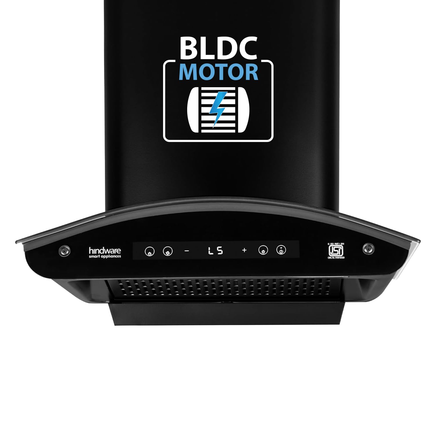 Hindware Smart Appliances | Alexio Plus BLDC 60 cm Chimney | 1450 CMH | Curved Glass | Filterless | Auto Clean | Touch Control, Motion Sensor | 12 Yrs Warranty on Motor & 3 Yrs on Product (Black)-image-28