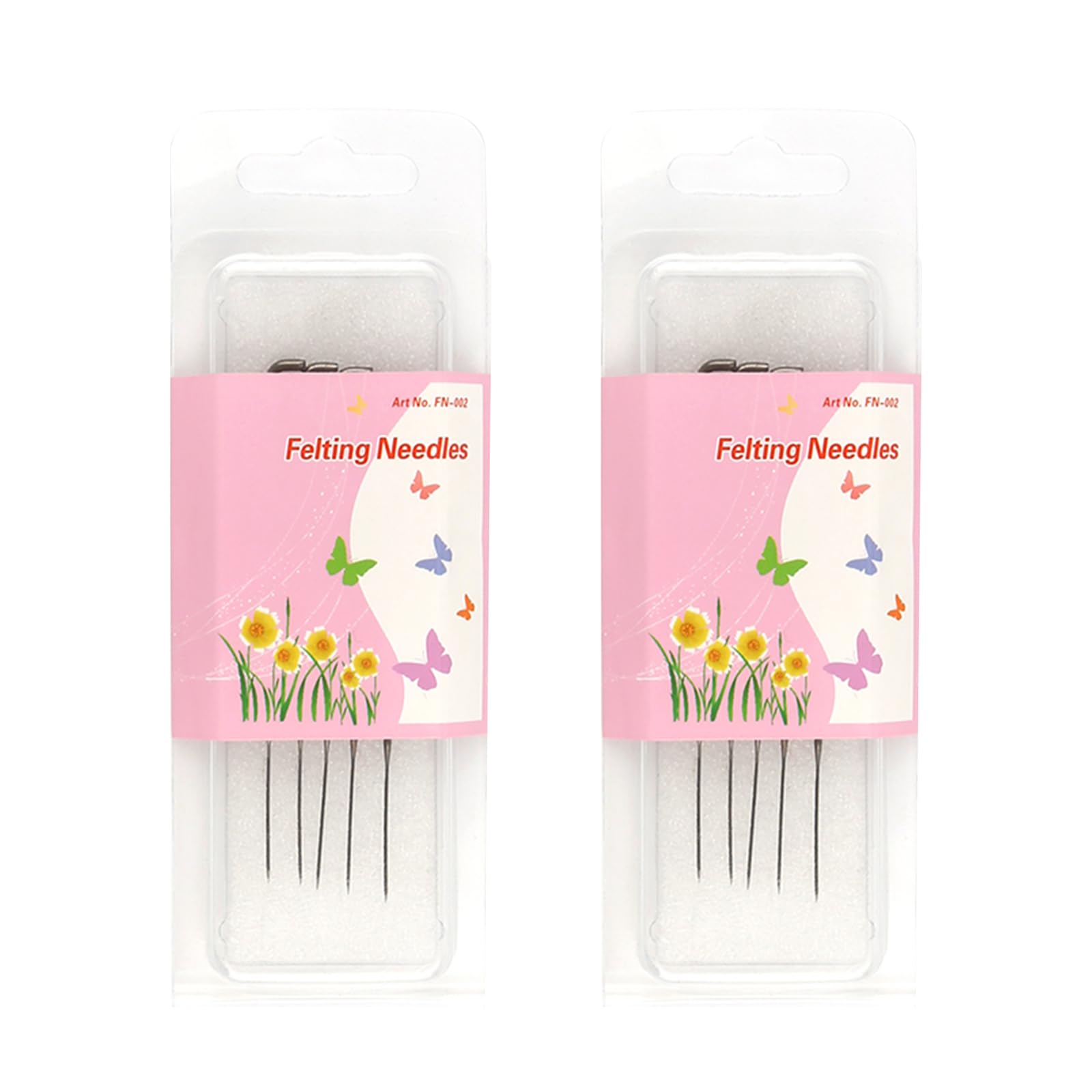 NEWFT 10 / 14Pieces Felting Needle Wool Needle Felting Tool Kits Wool Triangular for Felt Craft Kits for Kids for Adults for Beginners