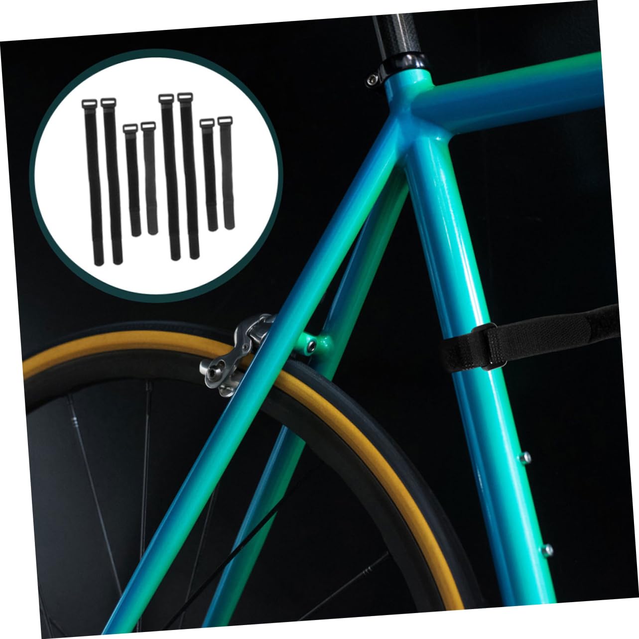 Mipcase Straps for Bike Racks Cinch Straps Tire Buckles Bike Stabilizer Straps