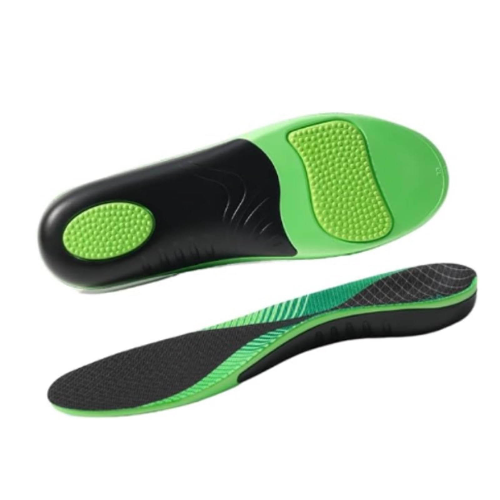 Kavela Komfort Sohlen, orthopädische Einlegesohlen mit Fußgewölbestütze, lindern Fersenschmerz,Plantar für Damen und Herren (Blau 3 Paar,43-44)