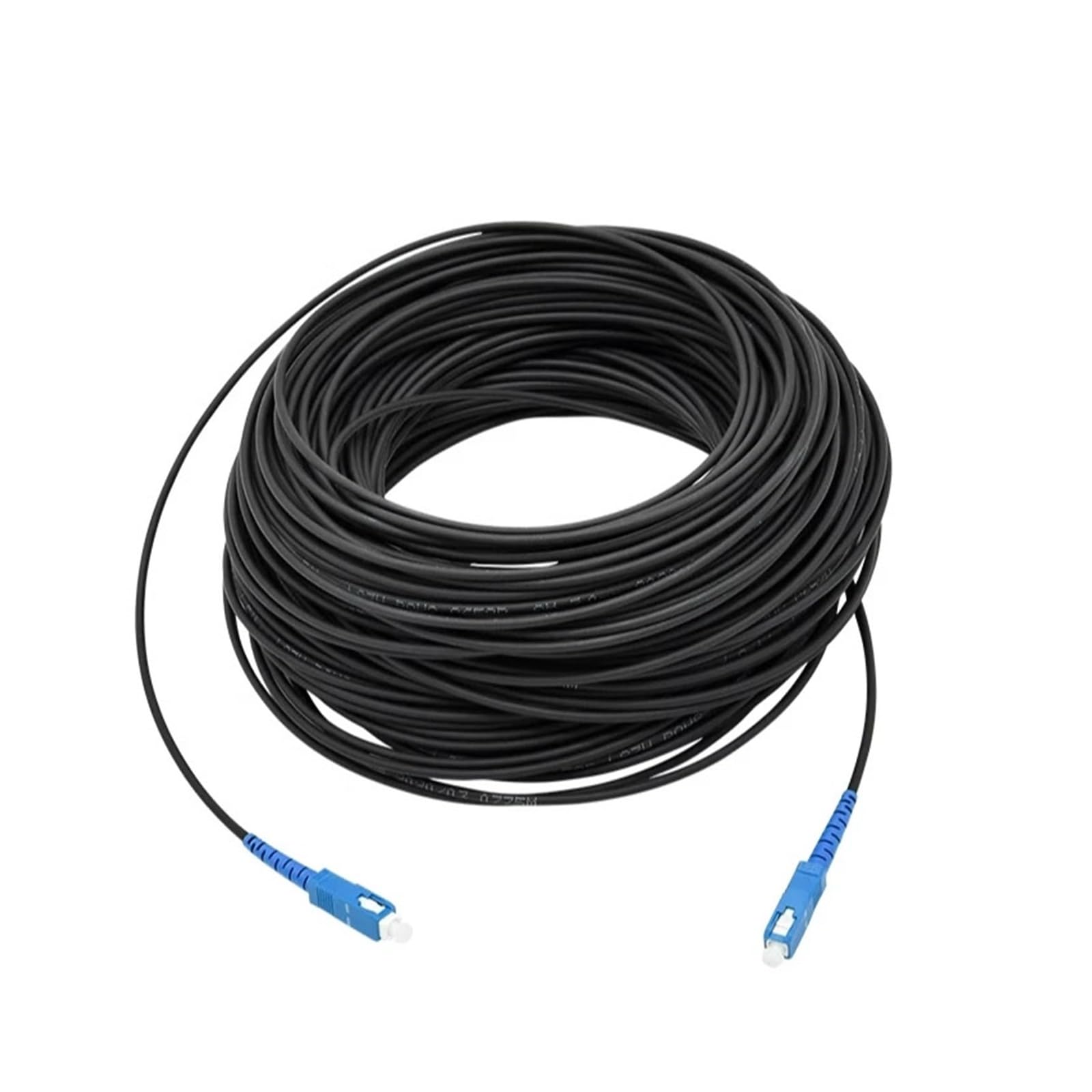 Cable de fibra óptica blindado TPU, latiguillo, SC, monomodo, 1 núcleo, resistente y flexible, 200 metros