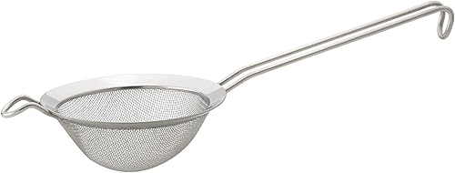 Miniatura 16 de HIC Kitchen Colador de malla doble fina, acero inoxidable 18/8, 4 pulgadas
