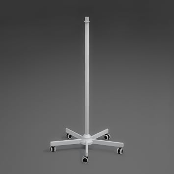 4BLANC White Rolling Floor Stand for Maestro and Alize Dust Collectors