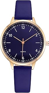 Women Watches Leather Mesh Strap Round Case Analog Fashion Ladies Wrist Watches