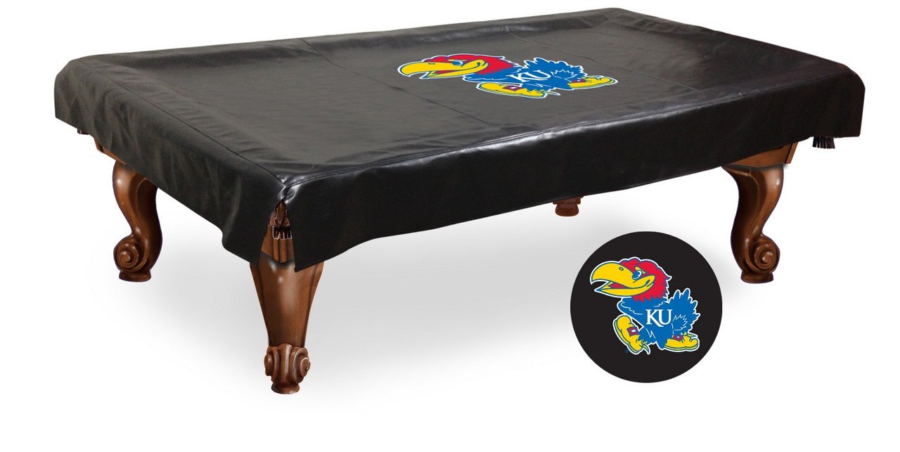 NCAA Kansas Jayhawks Billiard Table Cover, 7-Feet