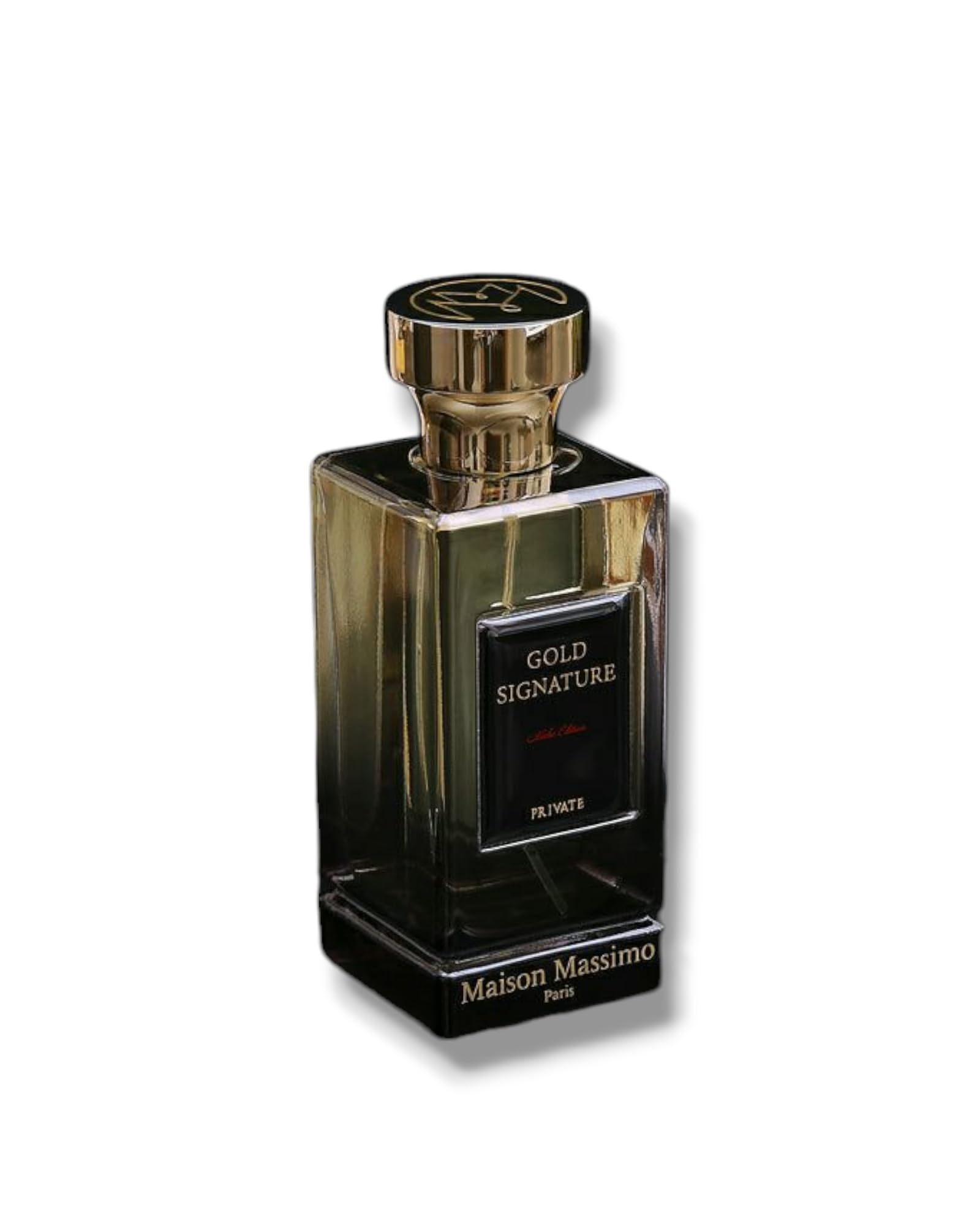 Eau de Parfum GOLD SIGNATURE - Maison Massimo Paris - Parfum luxueux 100 ml