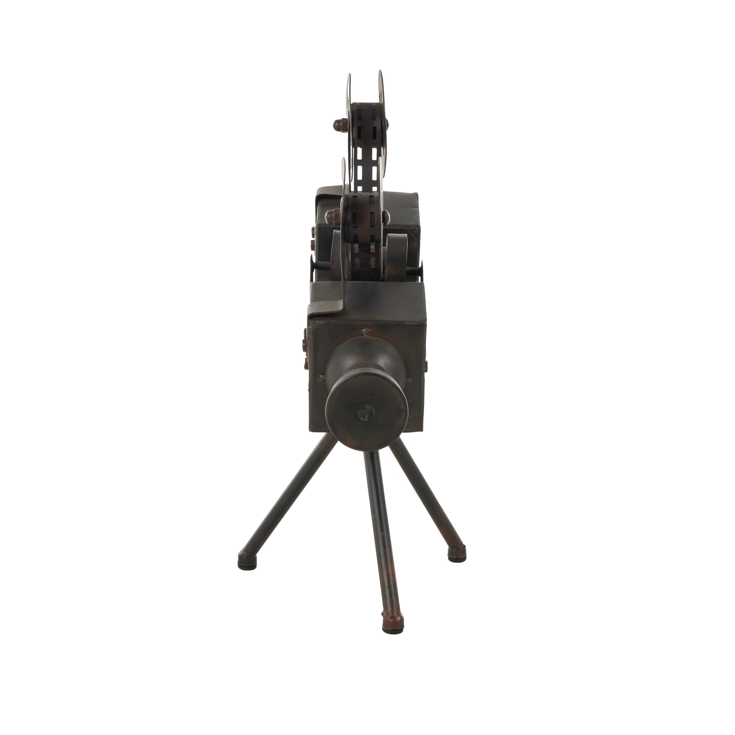 Deco 79 Cámara Metal Antiq H, W-13024, Hierro, marrón, 12 x 7 x 15 Pulgadas