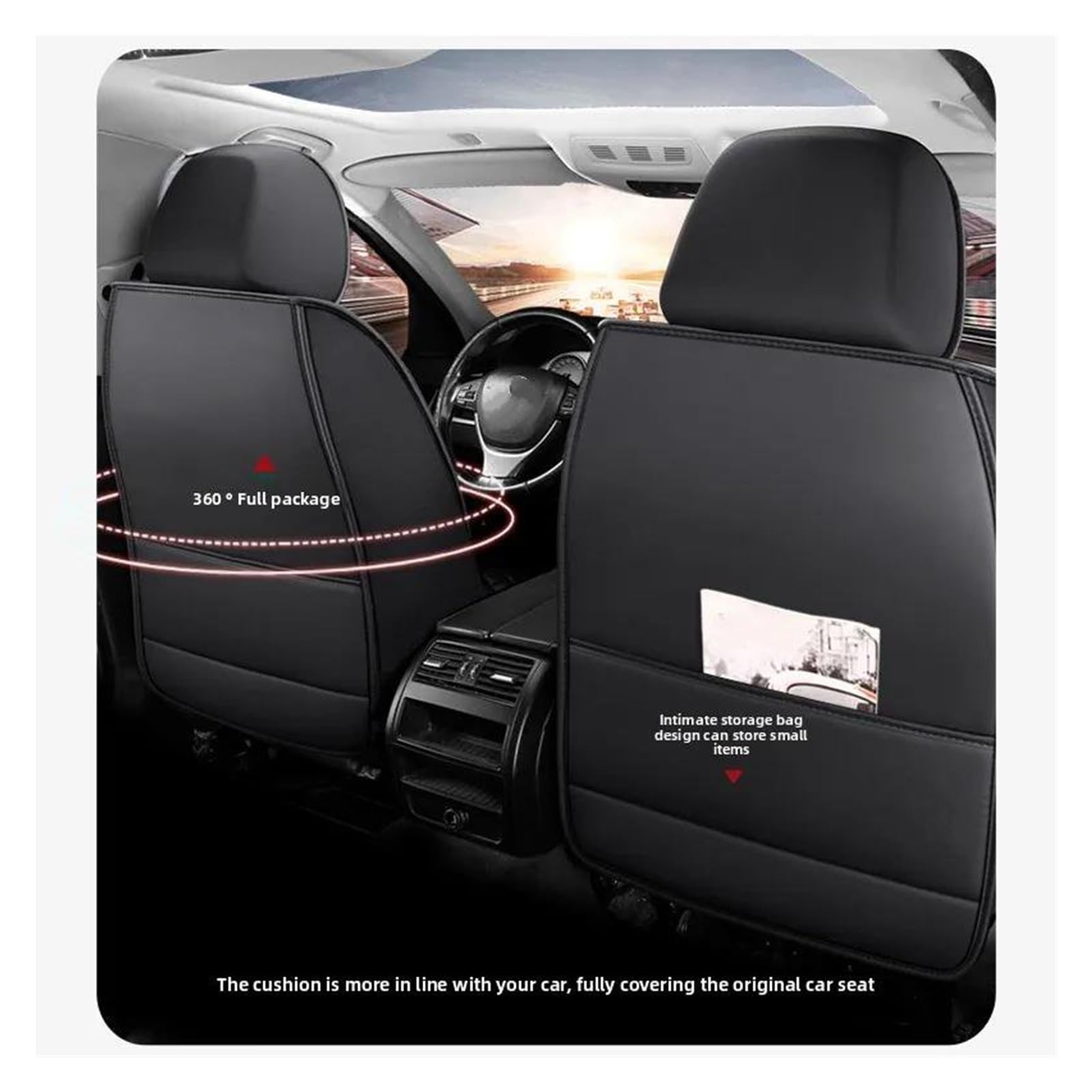 Fundas Asientos Coche Para GLA CLA CLS GLC GLE GLK GLS CLK SLC SL ML GL