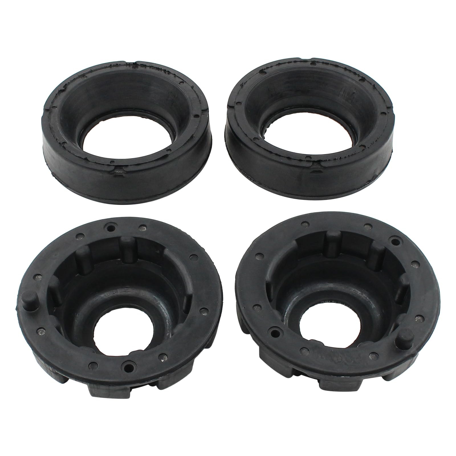 Roneeson Front Upper and Lower Suspension Coil Spring Isolator Insulator Kit for Jeep Grand Cherokee 1999-2004 4.0L 4.7L
