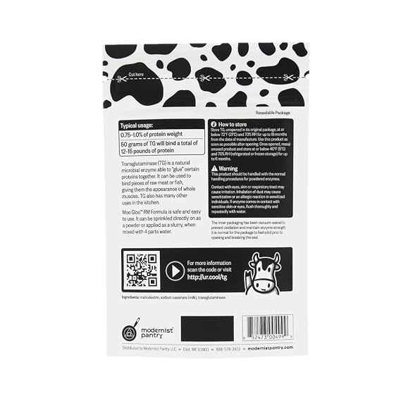 Moo Gloo Transglutaminase - RM Formula Meat Glue - 50 g/2 oz