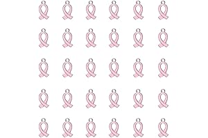 30-Piece DIY Ribbon Pendants